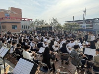 고신통상주 | 상주 함창중·고 학생오케스트라, 익어가는 봄 등굣길을 열다