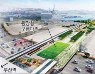 부산역 뒤 광장형(너비 60m·길이 96m) 구름다리…환승센터 위엔 분수대 쉼터