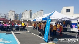 시온밥차엔바베큐 | 산청자원봉사센터, 산엔청복지관서 ‘사랑의 밥차’ 운영