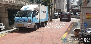 (주)한진 강서택배센터 | 한진택배차량, 불법 주·정차…시민들 불편 호소