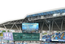 초평동 남부대로 재난안전전광판 | 남부署, 숭의 축구경기장 전광판에 기획수사 홍보