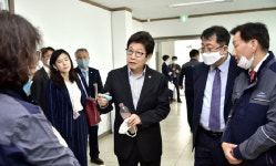 조명래 환경부장관 제천 엔바이오니아 찾아