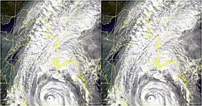 문산태풍오토바이 | 태풍 속 목숨 걸고 질주하는 제주 '배달 오토바이' 상황 (사진 4장)
