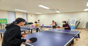 대구 달성군학교밖청소년지원센터, 세대 공감 탁구 교실 운영