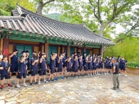 충렬중학교비상급수시설 | 남해 창선중 호국보훈의 달 맞아 이순신 순국 공원과 충렬사 방문