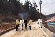 임피 축산경로당(축산리 348-3 앞) | 군산 임피면 육계 농장 AI 음성 판명