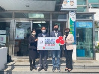 ㈜월드씨앤에스, 용담2동 저소득층 생계비 기탁