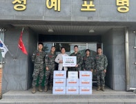 53여단포병대 | 월드프렌즈, 해병대 9여단 포병대에 도너츠 600개 전달