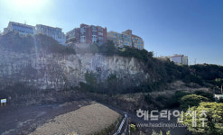 제주, 붕괴위험 건입동 사장밭 급경사지 정비사업 본격화