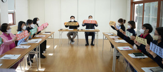 (사복)한라원장애인직업재활시설 | 오영훈 지사, 노인복지시설 '1일 명예원장' 활동