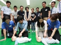 대한항공, 임직원 대상 기내 응급처치 및 안전교육 실시