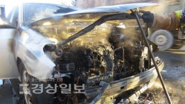 (주)녹채원푸드시스템 대한유화온산점 | 울산 온산읍 대한유화 앞 도로서 주행 차량에 불