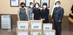(사)국제피플투피플 한국본부 울산여성챕터, 마스크 4000장과 마스크 끈 800개 기부
