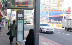 사우삼거리버스정류장가판대 | 김포시, 한강신도시 버스정보시스템 설치한다