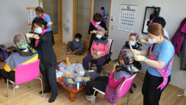 강구성모의원식품사업부 | 대구경북이미용협회, 영덕군 강구면 소월리에서 봉사활동 진행
