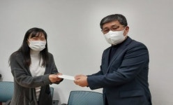 수원청소년비행예방센터, 수원남자단기청소년쉼터 장학금 전달