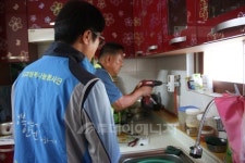 천리송전종합가스 | "송전탑 마을에 가스안전 꽃 활짝 펴"
