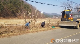 남부동-괴연동-7 | 영천시 대창면, 주요 도로변 잡목 제거 시행