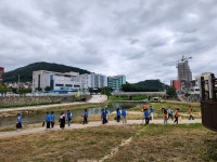 인헌초등학교앞(한국전력공동구) | 옥천교육지원청-한국전력공사 옥천지사 '다 같이 돌자! 청렴 한 바퀴!'청렴 환경 정화 활동 실시