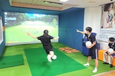 ㈜백산더블유 | 가상현실 스포츠실 전북지역 학교 첫 설치