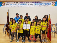 음성 용천초, 학생 탁구대회 전 종목 우승