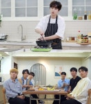 둘리김밥and갈비찜 | 이찬원 절친 황윤성 위해 부추삼겹김밥ㆍ고사리 갈비찜ㆍ식혜ㆍ짜장밥ㆍ치즈계란말이 등 요리 '감동'