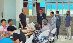 함양 백운산협동조합, 4개 마을 주민 점심식사 대접
