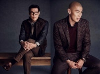 닥스 신사, 축구 영웅 '차범근·차두리 부자'와 함께한 화보 공개