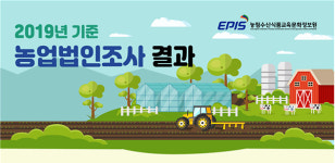 2019년말 농업법인 2만3315개 전년 대비 7% 증가