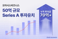 프롭핀테크 기업 ‘오아시스비즈니스’, 50억 규모 시리즈 A 투자 유치