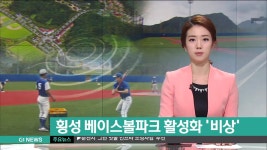 횡성 베이스볼파크 활성화 '비상'