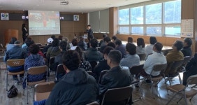 창원소방본부 진해군항제 가설점포 소방안전교육