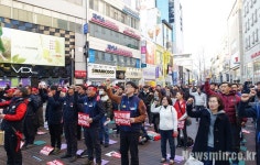 (주)아워홈티아이오토모티브차암점 | 대구민주노총 결의대회, “박근혜 탄핵만으로 노동 존중받는 사회 안 돼”