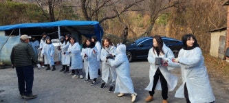 대창4리벽동마을회 | '따뜻한 겨울나기' 벽제동 연탄 봉사