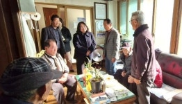 인산1리 왕방경로당 | 나주시 강미숙 왕곡면장, 새해맞이 경로당 순회 방문