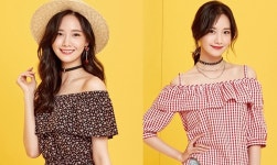윤아, 상큼 터지는 플라워 패턴 원피스룩 '러블리한 숙녀'