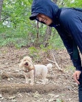 강기영, 반려견 '푸푸'와 등산 중 찰칵.."인성문제있어? 푸근대위"