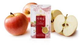 "껍질째 먹는 사과즙의 효능은?"…더작 사과즙 인기