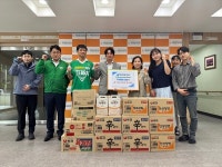 삼경엠에스제주아라지점 | 하이트진로(주) 제주지점, 아라종합사회복지관에 취약계층 후원물품 전달