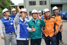 넥센타이어신양산 | 나동연 양산시장, 넥센타이어와 재해취약지 현장점검 나서
