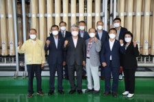 문정우 금산군수, 금산정수장 운영효율화사업 현장 방문