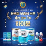 국가대표109일동점 | 일동후디스 '하이뮨 프로틴 밸런스' 1위·제주삼다수 국가대표 지원