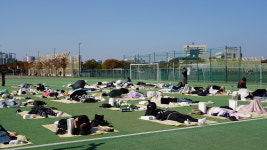 조선대학교에서 열린 ‘대놓고 잠자기 대회’, 스터디카페 ‘셀디’와 청춘들이 함께한 이색 휴식 시간