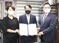 자조금·남산돈까스, 한돈인증점 MOU