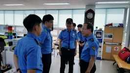 서해지방해양경찰청 김병로 청장, 파출소 치안현장 순회교육 실시