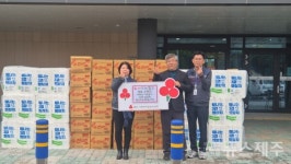 주식회사 뉴본월드 | 주식회사 뉴월드, 어려운 이웃돕기 물품 기탁