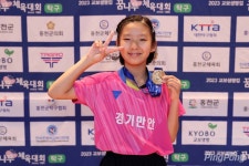 김지유, 4학년 여자단식 우승! 39회 교보생명컵 탁구대회