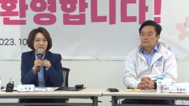 (주)영은티씨 | 이 영 중소벤처기업부 장관 기장시장 방문…활성화 논의