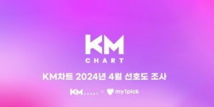 KM차트, 2024년 4월 선호도 조사 실시…이달의 K-MUSIC 대표 음원·아티스트는?
