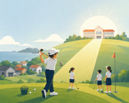 인구소멸 위기 작은 학교의 새 동력 '골프 교실'